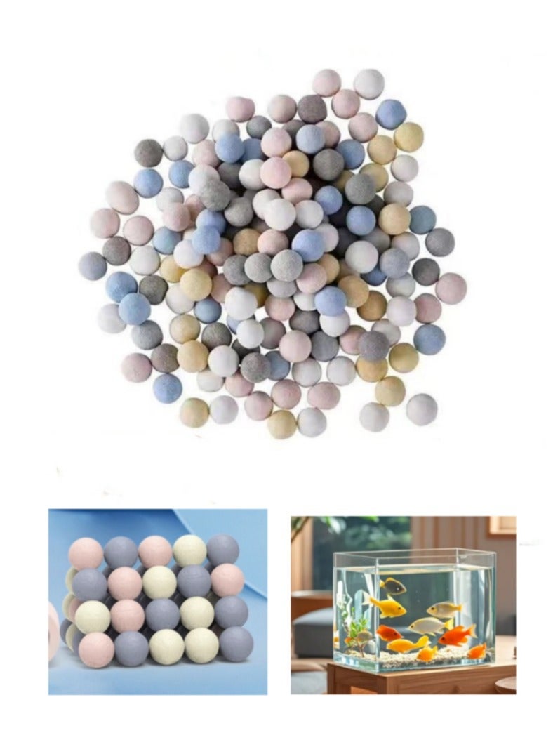 Generic 500g Aquarium Filter Media Accessories for Aquarium Filters Ceramic Rings Biological Filter Medium Ceramic Rings Bioballs Biochemical Porous Filter  - Image 1