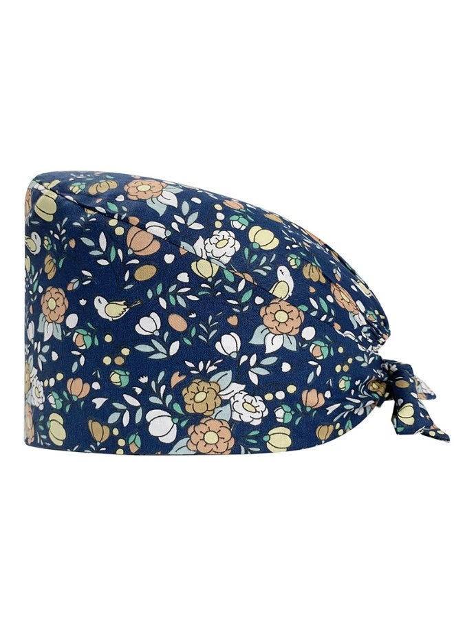 NIBEMINENT Adjustable Medical Scrubs Hats Lab Working Cap Surgicals Hat Nurse Dentist Nursing Accessories Scrub Caps Cook Head Over Hats