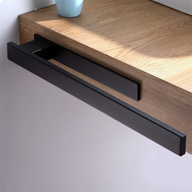Drill-Free Towel Bar: Brushed 304 Stainless Steel Single Towel Rack - Matte Black Wall Mounted Towel Rack for Bathroom Toilet Shower - Image 1