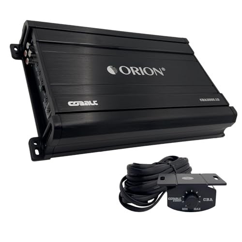 Orion Cobalt CBA3000.1D Monoblock 1-Channel Class D Amplifier for Car Subwoofer, 3000W, 2/4 Ohm Stable, Adjustable Low Pass & Subsonic Filter with Bass Boost, MOSFET Power Supply, Bass Knob Included - Image 1