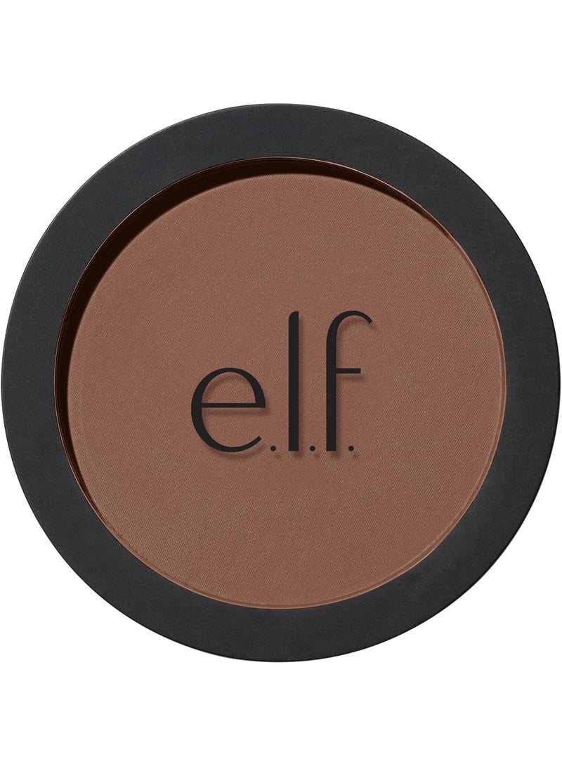 elf Primer-Infused Bronzer, Long-Lasting, Lightweight & Buildable Powder Bronzer, Delivers A Matte Finish, Vegan & Cruelty-Free, Desert Sun - Image 1