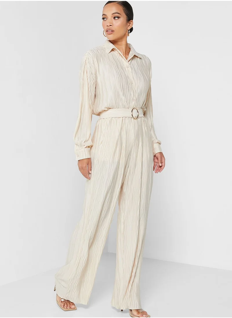 4th & Reckless High Waist Plisse Pants