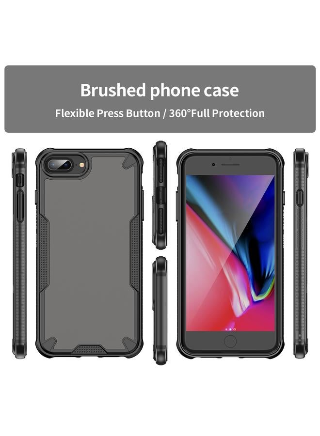 erorex Case For iPhone 8 Plus Armor Glaze PC Hybrid TPU Phone Case - Image 2