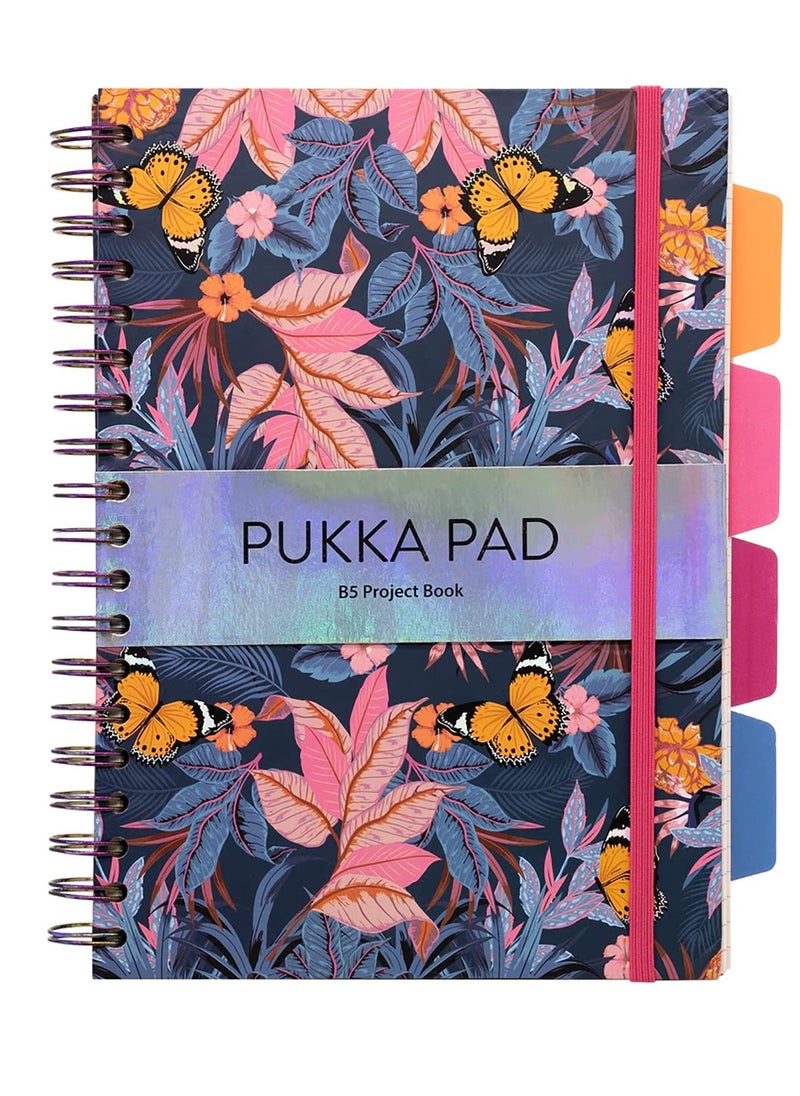 Pukka Pad - B5 Size Bloom Hardcover Notebooks With Elastic Closure - Image 1