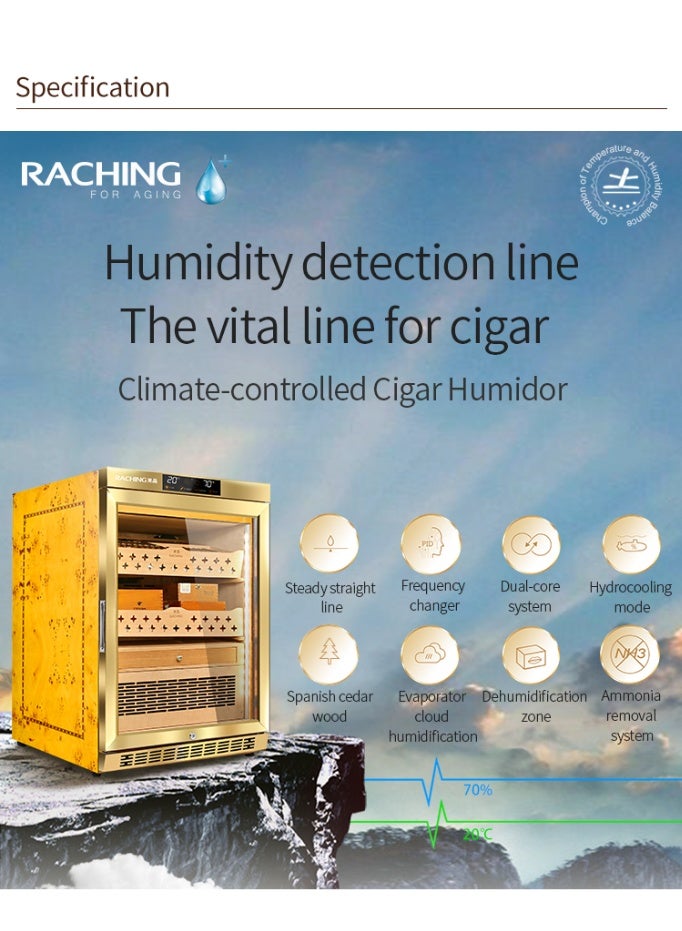 Raching MON800A Humidor Climate Control Cabinet with Ammonia Removal - Image 3