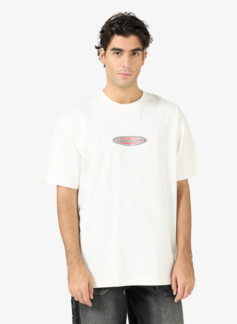 GUESS Casual Crew Neck Oversized T-Shirt