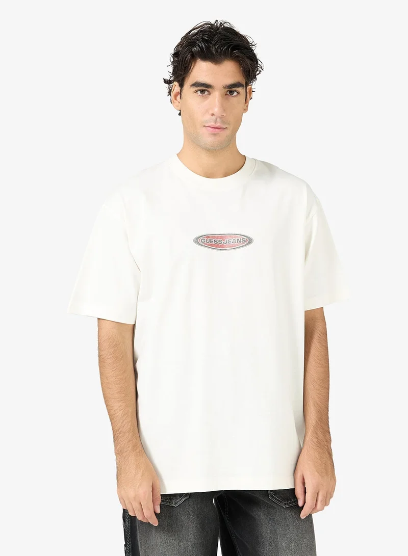 GUESS Casual Crew Neck Oversized T-Shirt