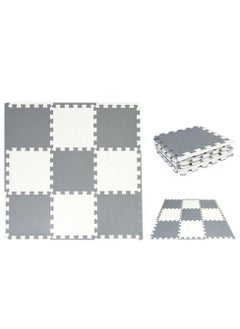 Bumble & Bird Bumble & Bird - BabySafe Play Mat - Grey & Cream - 9pc - Assorted 1 Set  - Image 1