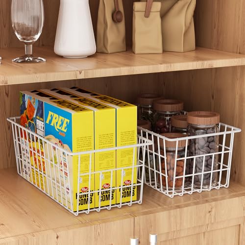 Orgneas Freezer Organizer Bins, Freezer Baskets for Chest Freezer and Upright Freezer Refrigerator Dividers Frozen Meats Storage Containers Organizer for Fruits and Vegetables, 5 Packs - Image 5