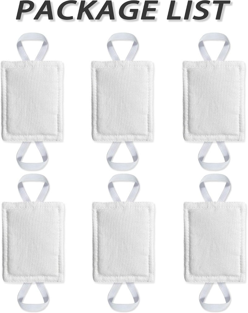 warmtone Door Latch Cover Baby Door Silencer Cushion for Slamming, Quiet Lock Cover Closer Durable Material for Light Sleeper Nursery Children - 4x3 inches, White, 6 Pieces - Image 5