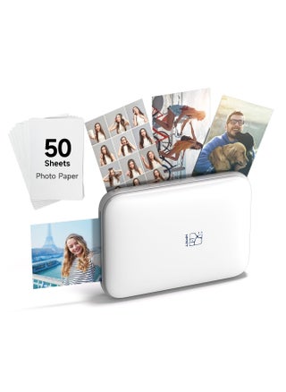 HPRT MT53 Portable Pocket Photo Printer  Adhesive Paper, ZINK Inkless Instant Print, AR Video Support, Bluetooth Wireless, Compact  Printer for iOS/Android - pzsku/ZEF103E7FE51DE52DBE6BZ/45/1744107052/47e624cc-9992-43b3-9dd5-4c21970b7f6e