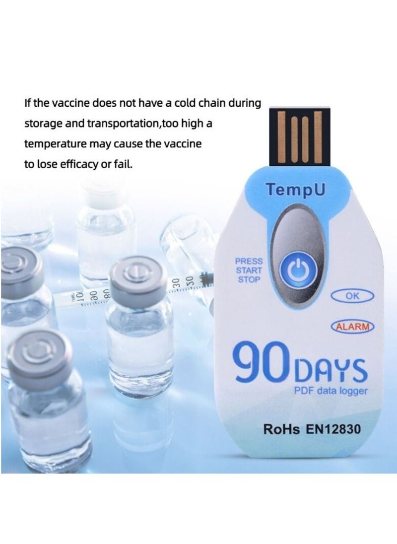 PDF Single Use Disposable USB 90 days Temperature Data Recorder Logger Tempu02
