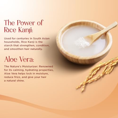 Meera Smooth & Shine Shampoo with Rice Kanji & Aloe Vera | Up to 72 Hours Smooth & Shiny Hair | Nourishes & Softens Hair | Suitable for Men & Women | 340ml - Image 5