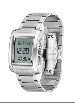 Alfajr New Release WS06S Men's Digital Watch with Stainless Steel Strap  - Image 2