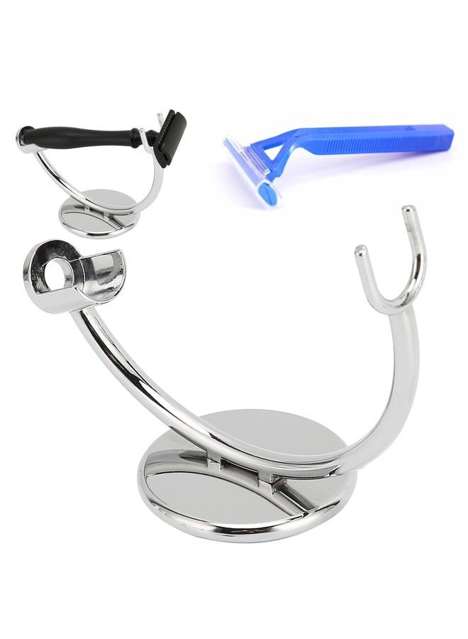 Brrnoo Straight Stand, Stainless Steel Stand, Curved Stainless Steel Stand Base and Polished Steel to Protect & Dry - Image 1
