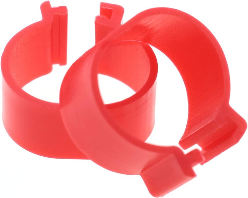 Mutai 16mm Chicken Identification Band 50PCS 16mm 5Color Plastic Poultry Chickens Ducks Leg Rings Clip-On Round Tags Poultry Identification Bands - Image 4