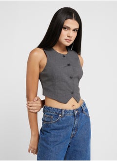 VERO MODA Button Detailed Waistcoat  - Image 1