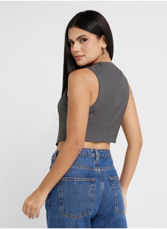 VERO MODA Button Detailed Waistcoat  - Image 2