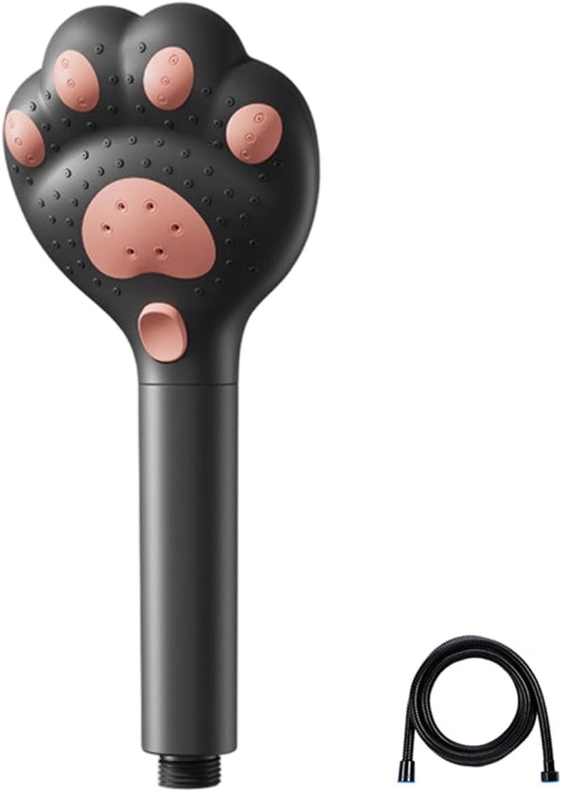 Adorable Cats Paws Design Shower Head ABS with Efficient Water Filtrations Systems Multifunctional for Bathroom - Image 1