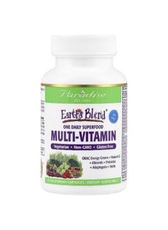Paradise Herbs Paradise Herbs, Earth's Blend, One Daily Superfood Multi-Vitamin, No Iron, 30 Vegetarian Capsules  - Image 1