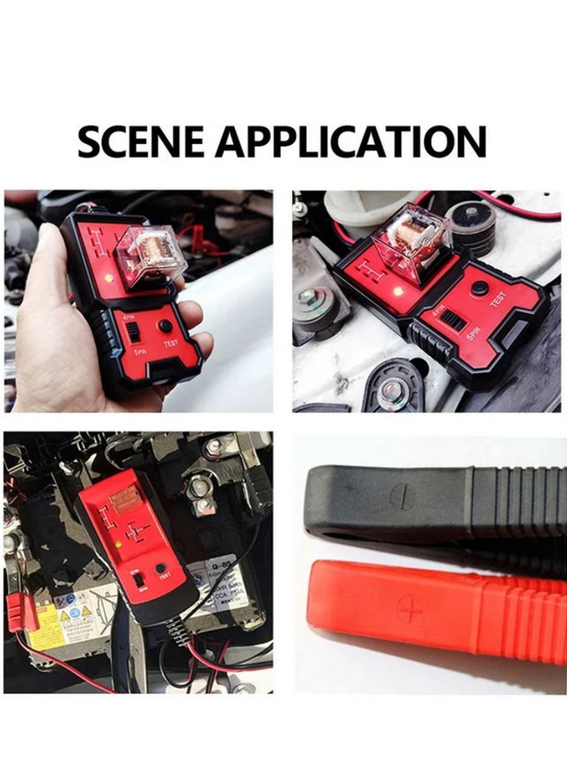 Generic 12V Automotive Relay Tester Tester with Clips Electronic Relay Car Battery and Alternator Checker Tester Analyzer Diagnostic Tool  - Image 5