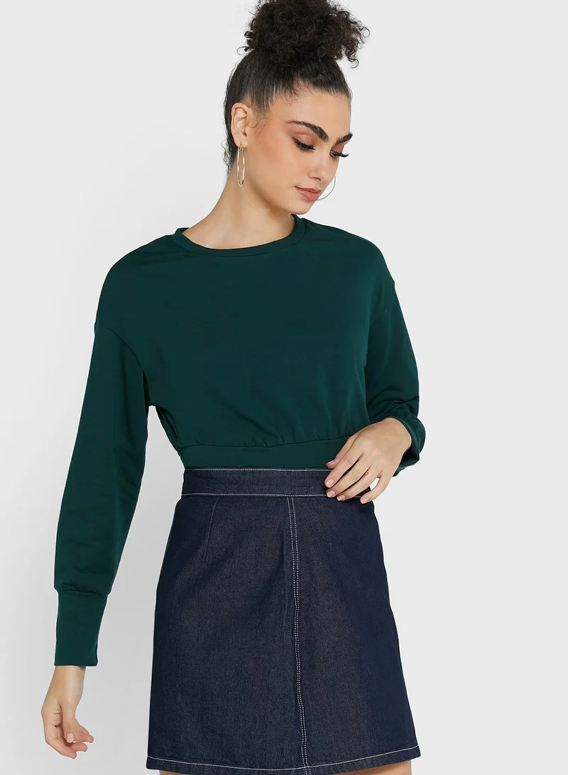 Ginger Cropped Sweatshirt