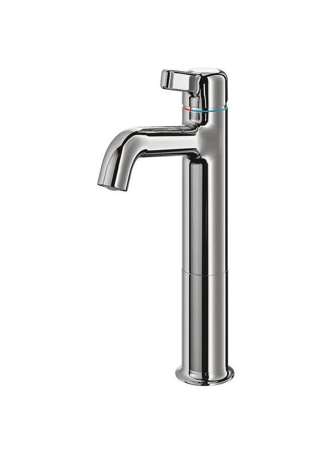 Zaboon Wash-Basin Mixer Tap, Tall, Chrome-Plated - Image 1