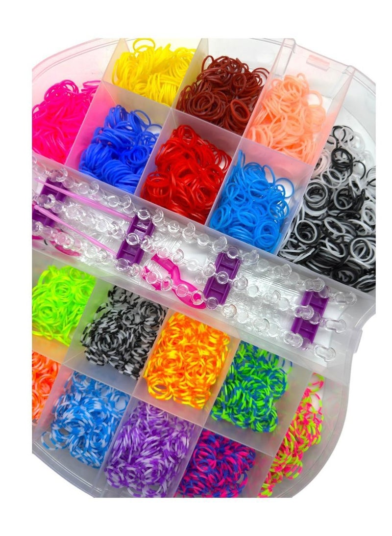 Generic Colorful Rubber Bracelet Making Accessories Box The box