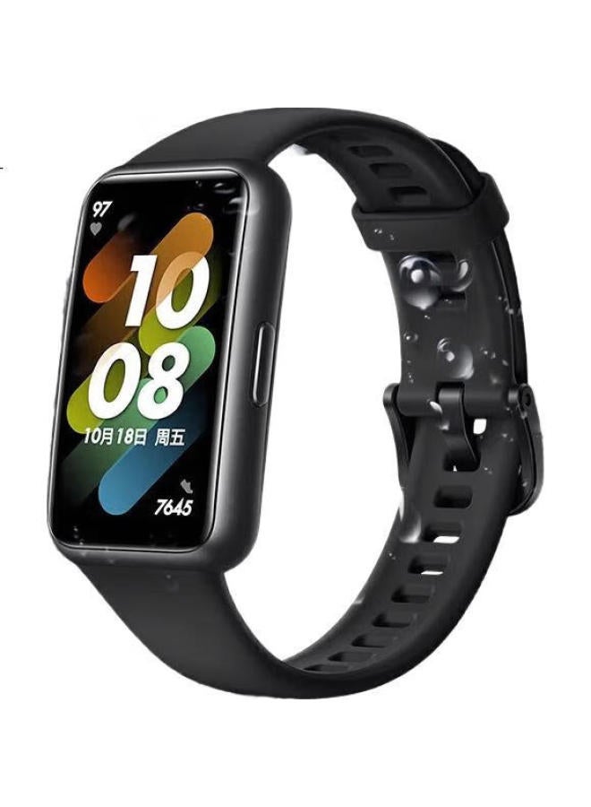 Ten Flashes Huawei Band 8/9/10 Nfc Standard Edition Silicone Wristband Universal Smart Sports Band Midnight Blue - Image 3