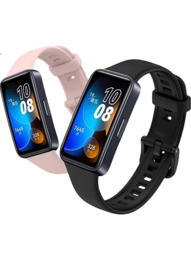 Ten Flashes Huawei Band 8/9/10 Nfc Standard Edition Silicone Wristband Universal Smart Sports Band Midnight Blue - Image 1