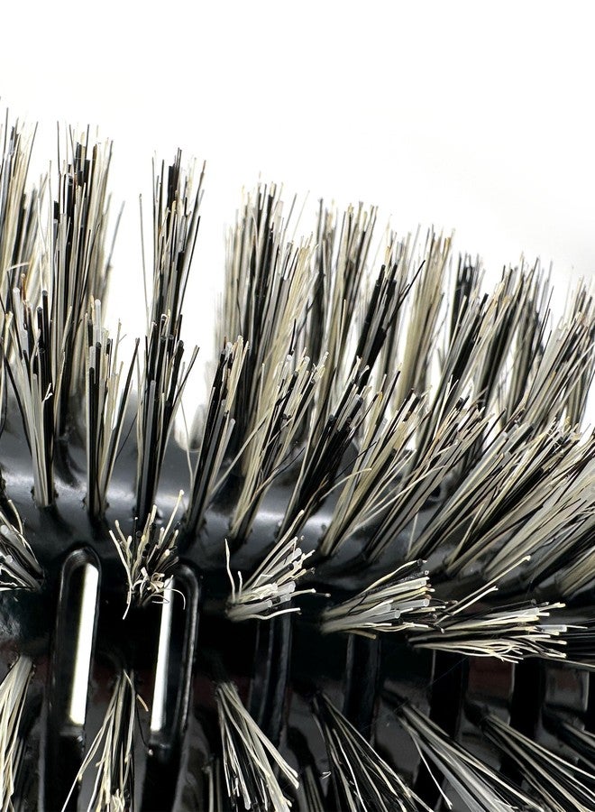 Phillips Brush Luxe Monster Vent 3 Professional Hair Brush (4” Diameter Barrel) - Black & Rose Gold Vented Hairbrush with Nylon Reinforced Boar Hair Bristles, Ergonomic Rubber Grip - Image 4