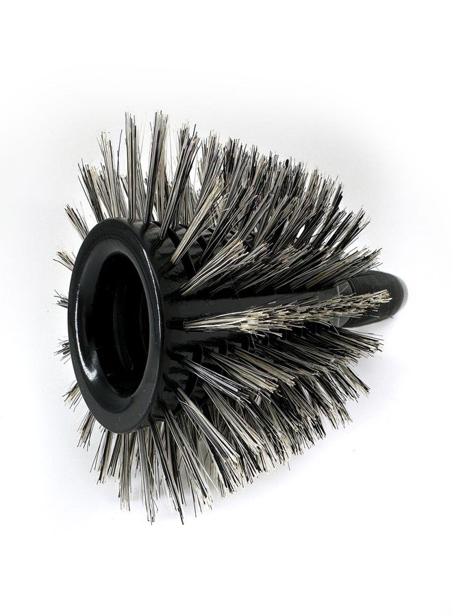 Phillips Brush Luxe Monster Vent 3 Professional Hair Brush (4” Diameter Barrel) - Black & Rose Gold Vented Hairbrush with Nylon Reinforced Boar Hair Bristles, Ergonomic Rubber Grip - Image 2