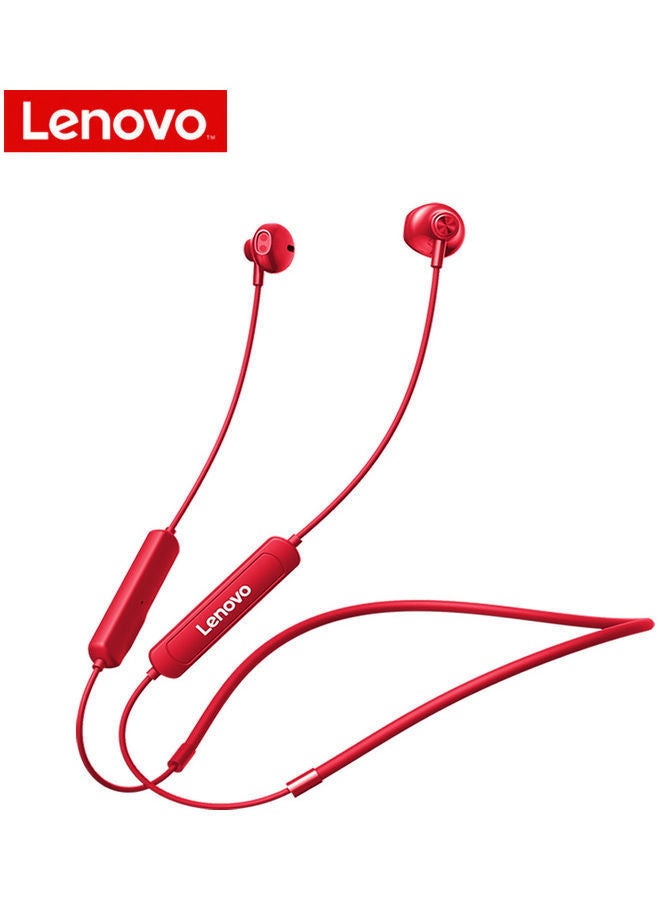 NIBEMINENT Wireless In-Ear Earphones With Moving Coil Speaker And Mic Red - Image 1