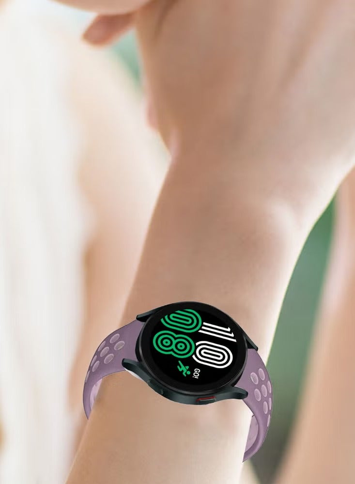 بيرفيي حزمة من 3 قطع من سوار الساعة متوافقة مع جميع أجهزة Samsung وHuawei وAmazfit وHonor بحجم شريط 20 مم - Image 5