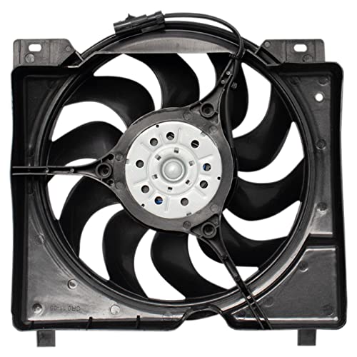 TRQ Radiator Cooling Fan Assembly Compatible with 1997-2001 Jeep Cherokee CH3115106 - Image 4
