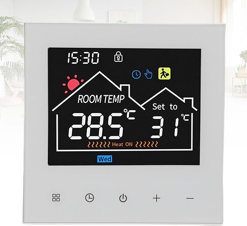 Programmable Smart Thermostat Touchscreen LCD For Water Boiler 7 Day Standard Size - Image 4