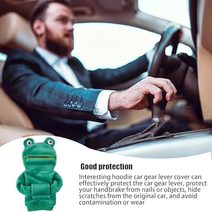 rayihni Shift Knob Hoodie Shifter Hoodie Shift Knob Cover Shift Knob Decoration Car Shift Accessories Shift Knob for Car Comfortable Universal Car Shift Lever Decor Accessories Mini Hoodie - Image 3