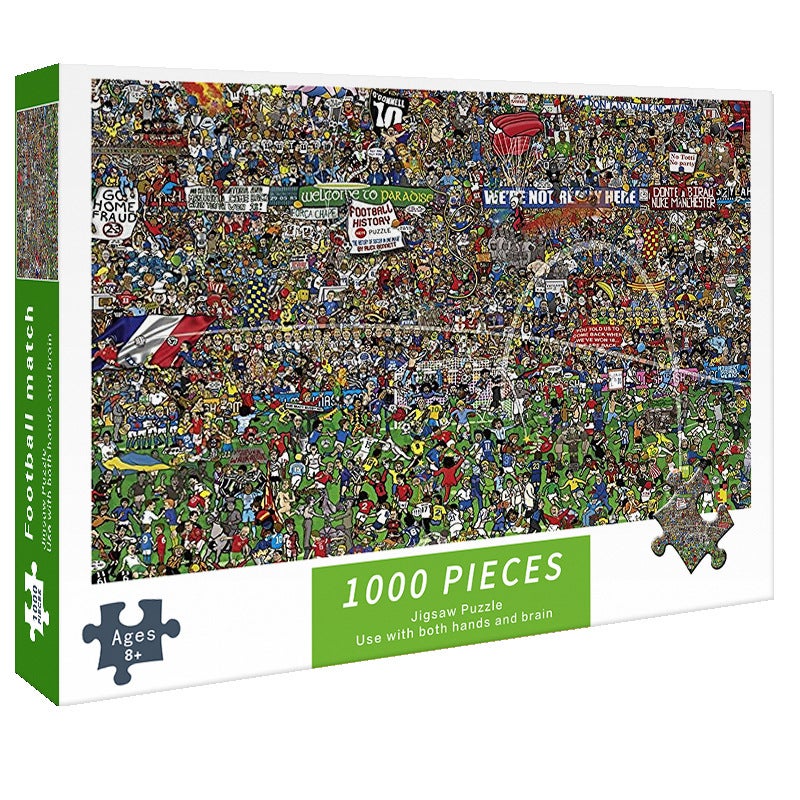 1000 Pieces Adult Puzzle Manufacturers Cute Cure Difficult Decompression Girl Puzzle Stall Retail Toys - Image 1