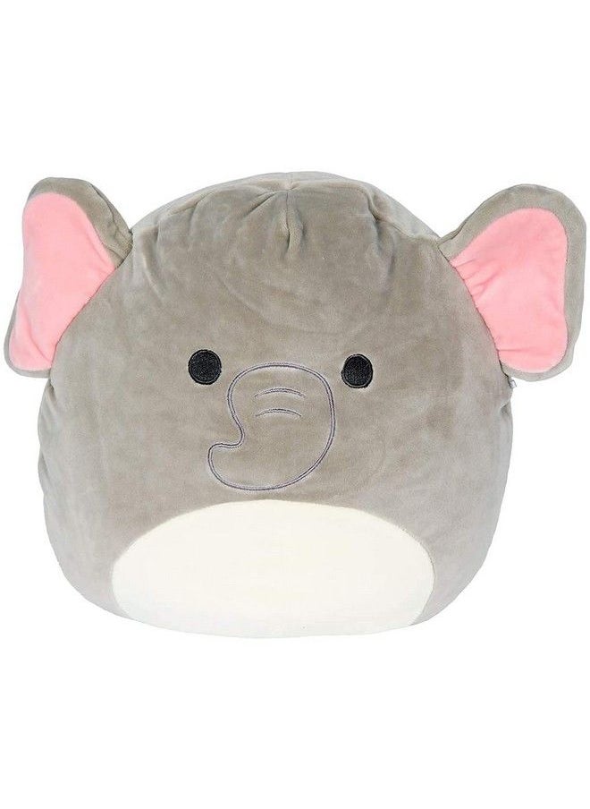 SQUISHMALLOW Kellytoy Mila 8 Inch Grey Elephant Squishy Plush Animal  - Image 2