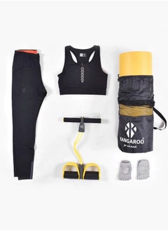 KANGAROO Women's sports kit set with exercise mat and rower  - Image 2