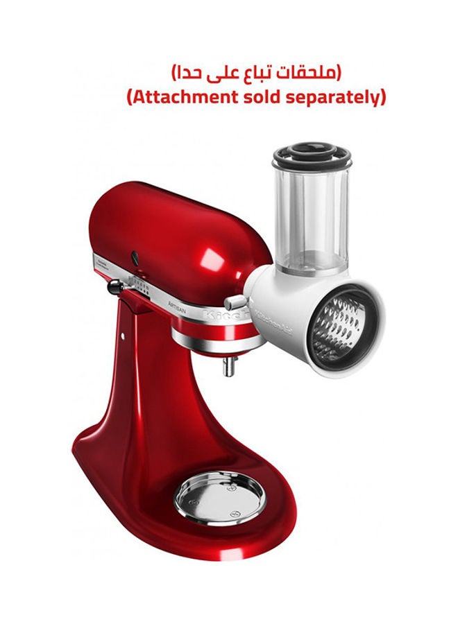 KitchenAid Stainless Steel Vegetables Slicer And Shredder 300 W 5KSMVSA Silver/White/Black - Image 2