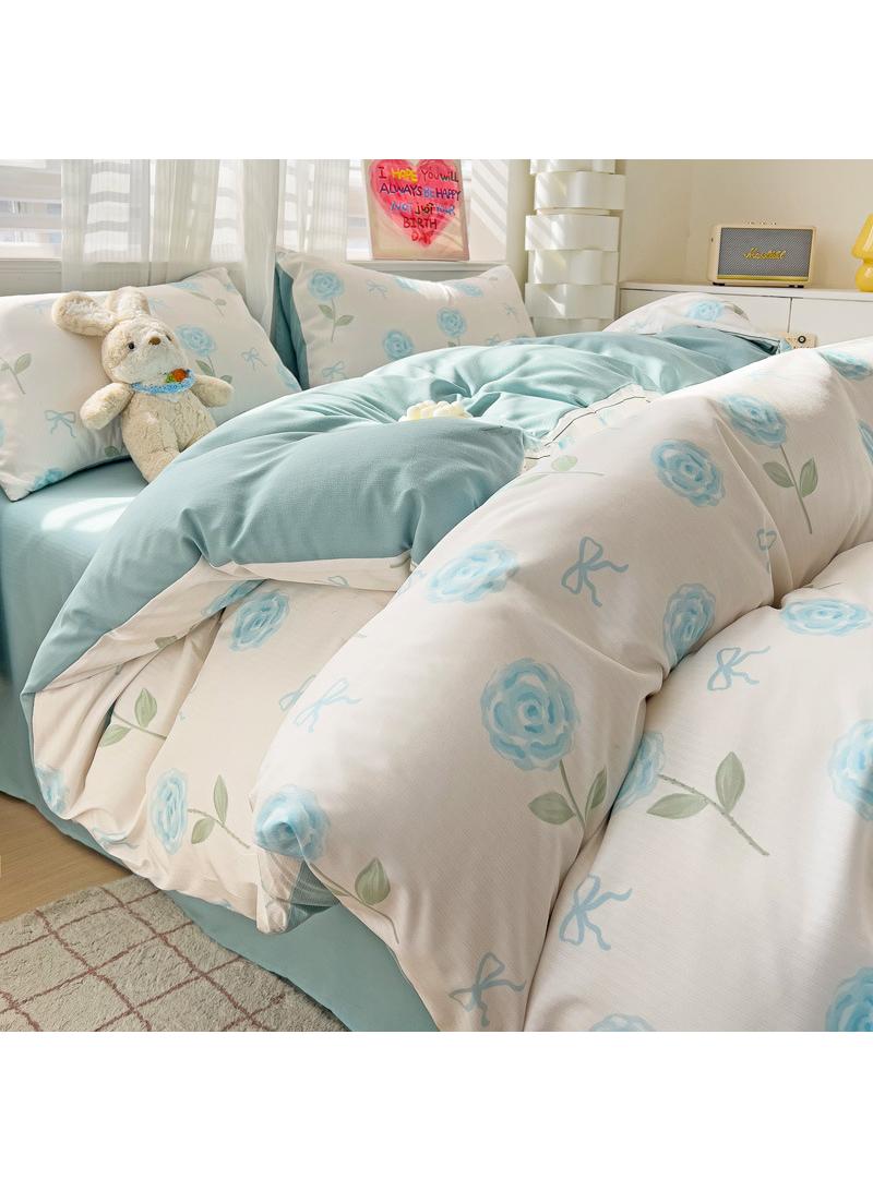 Bluejw Pure Cotton Washable Bed Sheet And Duvet Cover Set - Image 1