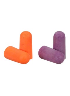 3M 80-Piece Tapered Design Disposable Earplugs Set Orange and Purple 5.4 x 15.4 x 21.6 cm 92059H80-C  - Image 3