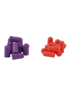 3M 80-Piece Tapered Design Disposable Earplugs Set Orange and Purple 5.4 x 15.4 x 21.6 cm 92059H80-C  - Image 2