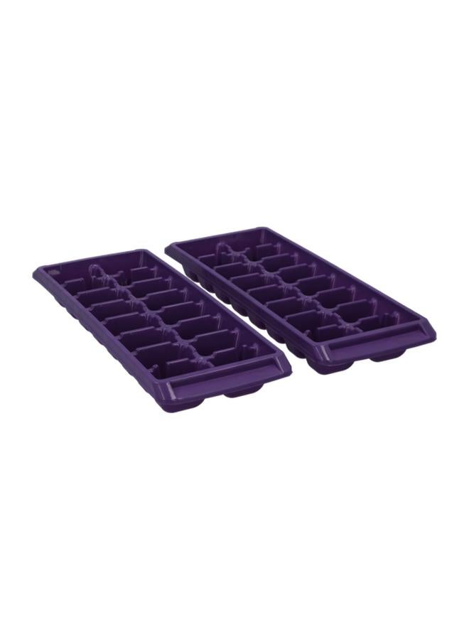 Chef Craft 2-Piece Heavy Duty Stack and Nest Ice Cube Tray Set Assorted Color 21846 - Image 3
