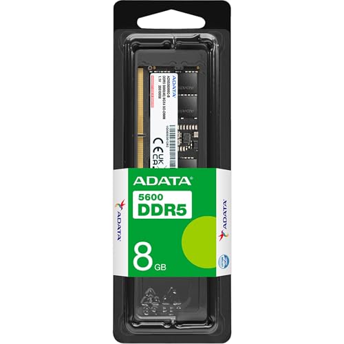 ADATA Premier 8GB 5600MHz SO-DIMM DDR5 Laptop Memory, Single RAM Module, Supports Intel & AMD Latest CPU, Intel XMP & AMD Expo, Built in PMIC, On Die ECC, Low Voltage, More Bandwidth- AD5S56008G -S - Image 3