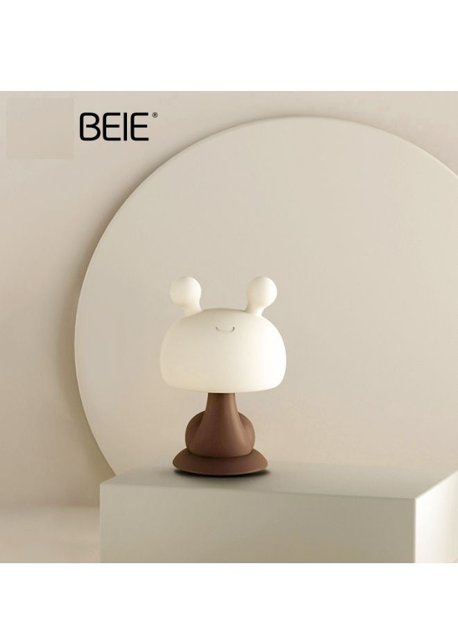 BEIE Silicone Baby Toy Mushroom Rattle Soothing Baby Teether Assorted Colors Suitable from 2+ Months - Image 1