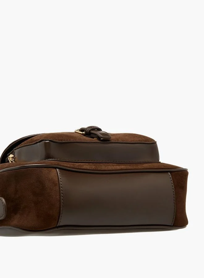 فلورا بيلا من شو إكسبرس حقيبة كتف صلبة بحزام قابل للتعديل