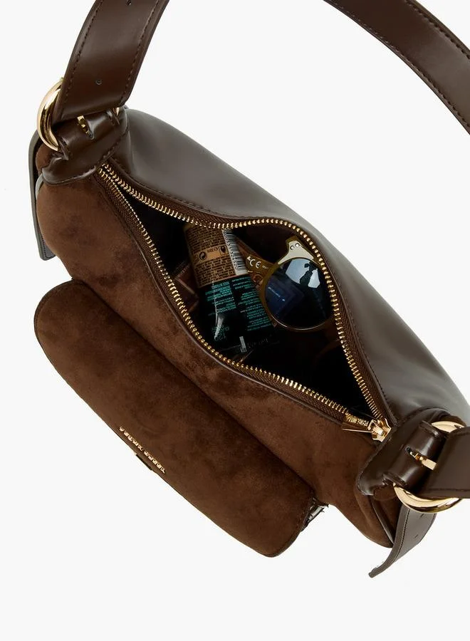 فلورا بيلا من شو إكسبرس حقيبة كتف صلبة بحزام قابل للتعديل