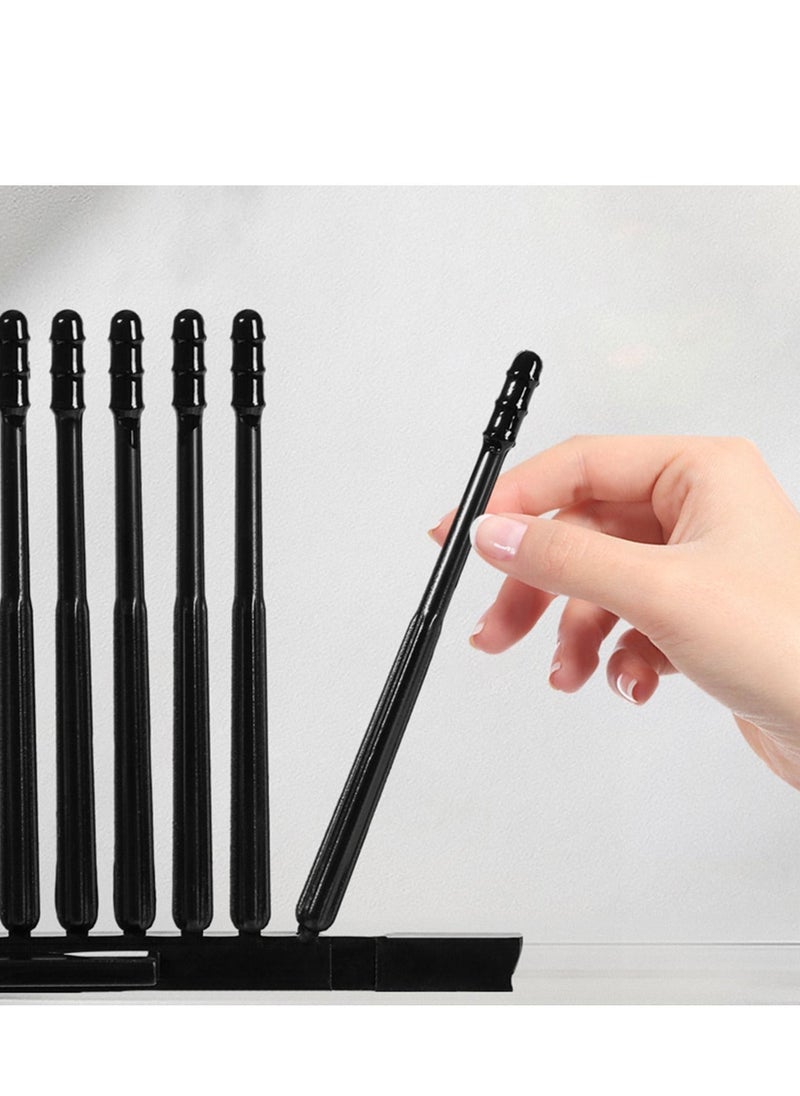 Generic 100Pcs Brand-New Disposable Ear Sticky Swabs, Spiral Tips Wax Removal Remover Tool Kit, Portable Nasal Cleaner Stick Makeup Tool  - Image 5